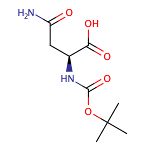 Nα-(tert-butoxycarbonyl)-L-asparagine,CAS No. 7536-55-2.