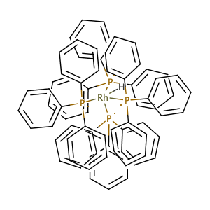 hydridotetrakis(triphenylphosphine)rhodium (Ph3P)4RhH,CAS No. 18284-36-1.