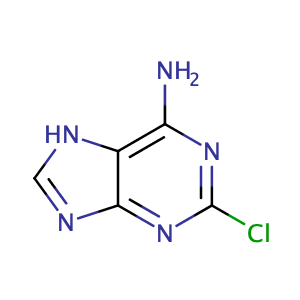 2-Chloro-9H-purin-6-amine,CAS No. 1839-18-5.