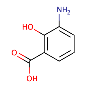 3-Aminosalicylic acid,CAS No. 570-23-0.