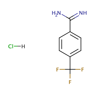 4-Trifluoromethyl-benzamidine HCl,CAS No. 38980-96-0.