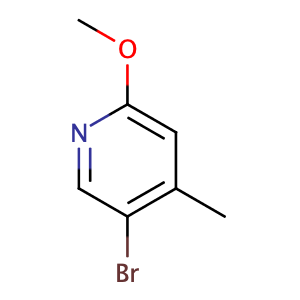 5 - Bromo - 2 - methoxy - 4 - methylpyridine,CAS No. 164513-39-7.