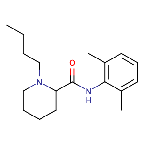 1-Butyl-N-(2,6-dimethylphenyl)piperidine-2-carboxamide,CAS No. 2180-92-9.