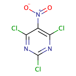 2,4,6-Trichloro-5-nitropyrimidine,CAS No. 4359-87-9.