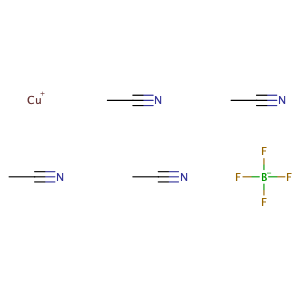 tetrakis(acetonitrile)copper(II) tetrafluoroborate,CAS No. 15418-29-8.