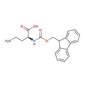 (S)-2-((((9H-Fluoren-9-yl)methoxy)carbonyl)amino)-4-aminobutanoic acid,CAS No. 161420-87-7.