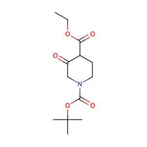 Ethyl 1-N-Boc-3-oxopiperidine-4-carboxylate,CAS No. 71233-25-5.