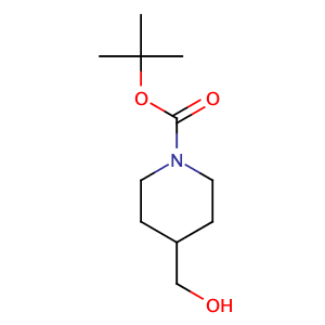 1-Piperidinecarboxylic acid, 4-(hydroxymethyl)-, 1,1-dimethylethyl ester,CAS No. 123855-51-6.