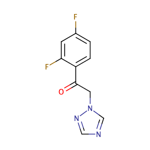 2,4-Difluoro-alpha-(1H-1,2,4-triazolyl)acetophenone,CAS No. 86404-63-9.