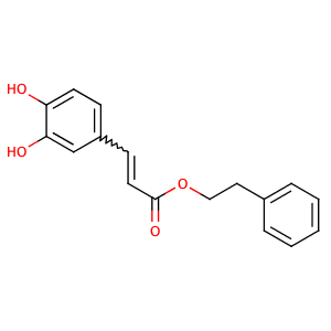 Phenethyl caffeate,CAS No. 104594-70-9.