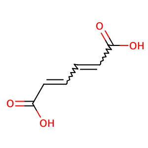 (2E,4E)-2,4-hexadienedioic acid,CAS No. 3588-17-8.