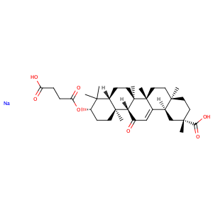 Carbenoxolon-Dinatriumsalz,CAS No. 7421-40-1.