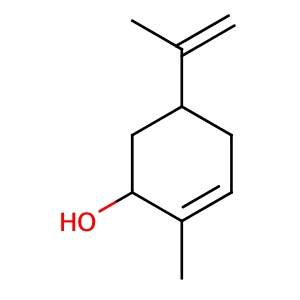 2-methyl-5-(prop-1-en-2-yl)cyclohex-2-en-1-ol,CAS No. 99-48-9.