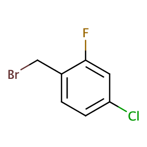 Benzene, 1-(bromomethyl)-4-chloro-2-fluoro-,CAS No. 71916-82-0.