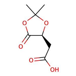 (S)-2-(2,2-dimethyl-5-oxo-1,3-dioxolan-4-yl)acetic acid,CAS No. 73991-95-4.