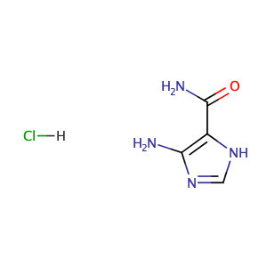 5-Amino-1H-imidazole-4-carboxamide hydrochloride,CAS No. 72-40-2.