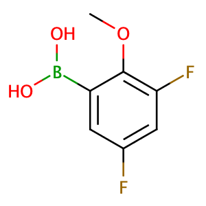 3,5 - Difluoro - 2 - methoxyphenylboronic acid,CAS No. 737000-76-9.