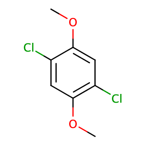 Benzene, 1,4-dichloro-2,5-dimethoxy-,CAS No. 2675-77-6.
