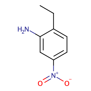 Benzenamine, 2-ethyl-5-nitro-,CAS No. 20191-74-6.