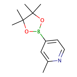 2-Methyl-4-(4,4,5,5-tetramethyl-1,3,2-dioxaborolan-2-yl)pyridine,CAS No. 660867-80-1.