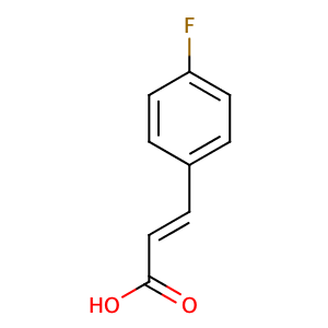 (E)-3-(4-fluorophenyl)-2-propenoic acid,CAS No. 14290-86-9.