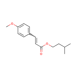 Isopentyl 4-methoxycinnamate,CAS No. 71617-10-2.