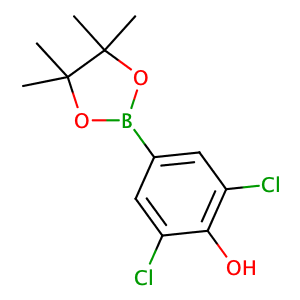 2,6-dichloro-4-(4,4,5,5-tetramethyl-1,3,2-dioxaborolan-2-yl)phenol,CAS No. 1003298-87-0.