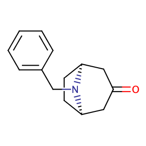 8-Benzyl-8-azabicyclo[3.2.1]octan-3-one,CAS No. 28957-72-4.