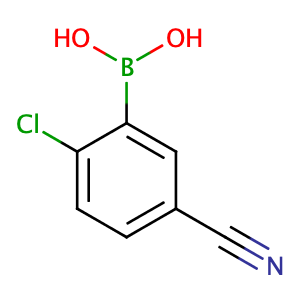 2-Chloro-5-cyanophenylboronic acid,CAS No. 936249-33-1.