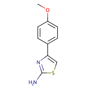 4-(4-Methoxyphenyl)-1,3-thiazol-2-amine,CAS No. 2104-04-3.