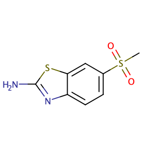 2-Amino-6-methylsulfonylbenzothiazole,CAS No. 17557-67-4.