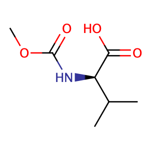 (R)-2-(methoxycarbonylamino)-3-methylbutanoic acid,CAS No. 171567-86-5.