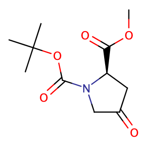 (R)-N-Boc-2-methoxycarbonyl-4-pyrrolidone,CAS No. 256487-77-1.