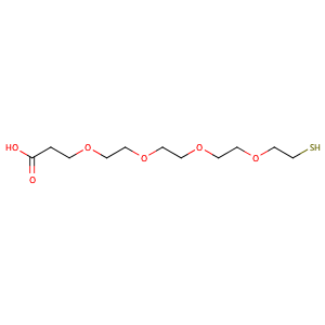 1-mercapto-3,6,9,12-tetraoxapentadecan-15-oic acid,CAS No. 749247-06-1.