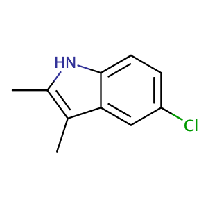 5-chloro-2,3-dimethylindole,CAS No. 21296-93-5.