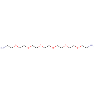 3,6,9,12,15,18-hexaoxaicosane-1,20-diamine,CAS No. 76927-70-3.