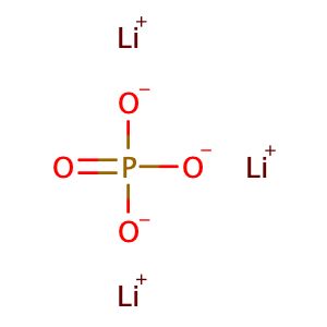 Lithium phosphate,CAS No. 10377-52-3.