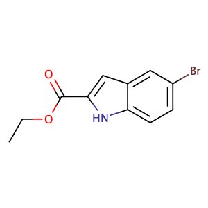 2-(Ethoxycarbonyl)-5-bromo-indole,CAS No. 16732-70-0.