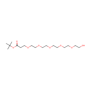 tert-butyl 1-hydroxy-3,6,9,12,15-pentaoxaoctadecan-18-oate,CAS No. 850090-09-4.