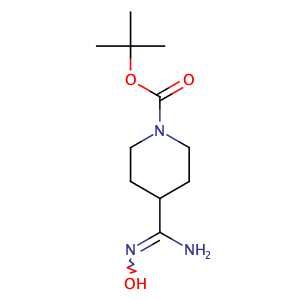 tert-butyl 4-(N'-hydroxycarbamimidoyl)piperidine-1-carboxylate,CAS No. 280110-63-6.