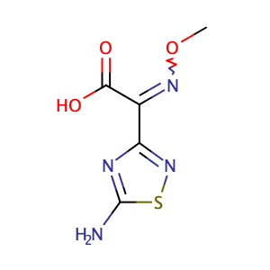 2-(5-Amino-1,2,4-thiadiazol-3-yl)-2-(methoxyimino)acetic acid,CAS No. 72217-12-0.
