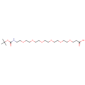 2,2-dimethyl-4-oxo-3,8,11,14,17,20,23-heptaoxa-5-azahexacosan-26-oic acid,CAS No. 882847-13-4.