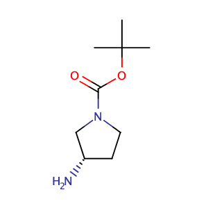 (S)-(-)-1-Boc-3-aminopyrrolidine,CAS No. 147081-44-5.