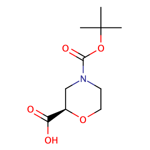(R)-4-(tert-Butoxycarbonyl)morpholine-2-carboxylic acid,CAS No. 884512-77-0.