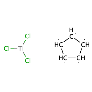 Titanium, trichloro(<C5-2,4-cyclopentadien-1-yl)-,CAS No. 1270-98-0.