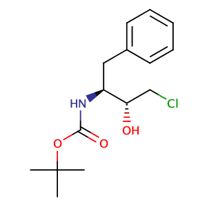 (2R,3S)-3-(tert-Butoxycarbonylamino)-1-chloro-2-hydroxy-4-ph enylbutane,CAS No. 162536-40-5.