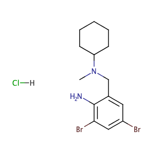 Bromhexine hydrochloride,CAS No. 611-75-6.