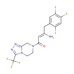 (2Z)-4-Oxo-4-[3-(trifluoromethyl)-5,6-dihydro[1,2,4]triazolo[4,3-a]pyrazine-7(8H)-yl]-1-(2,4,5-trifluorophenyl)but-2-en-2-amine,CAS No. 767340-03-4.
