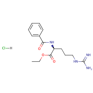 N-benzoyl-L-arginine ethyl ester hydrochloride,CAS No. 2645-08-1.