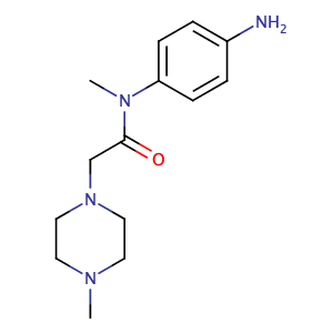 N-(4-aminophenyl)-N-methyl-2-(4-methylpiperazin-1-yl)acetamide,CAS No. 262368-30-9.